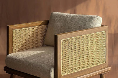 Discover the Art of Comfort: Handcrafted Rattan Armchair for Modern Pakistani Homes
