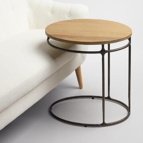 Metal Single Side Coffee Table