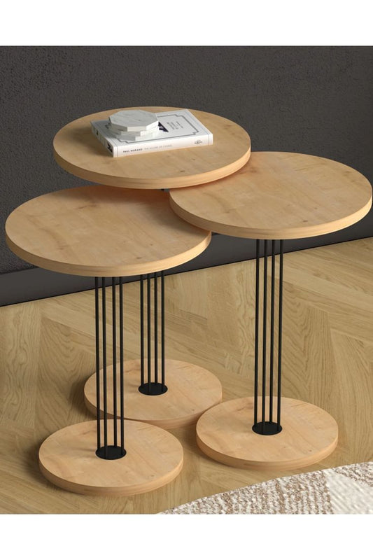 Living Room Side Tables Set of 3