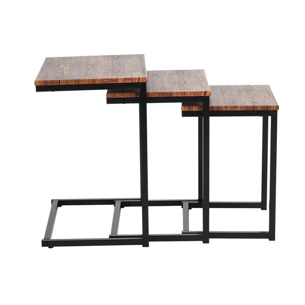 Set of 3 Stacking Nesting Coffee Table