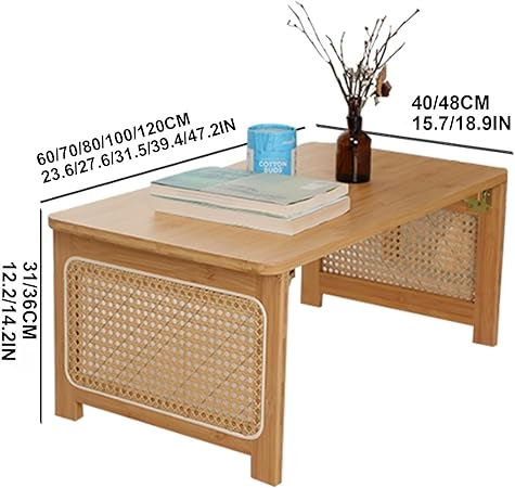 Japanese Style Rattan Coffee Table