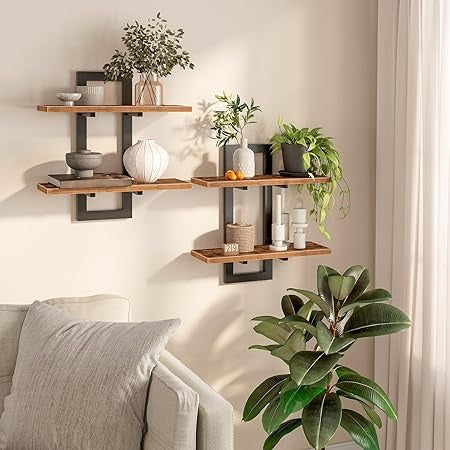 Wall Mounted Storage Shelves 2-Tier