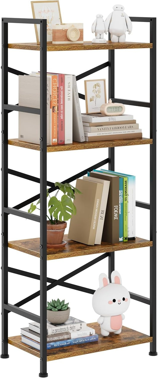 Industrial Bookshelf Floor Standing