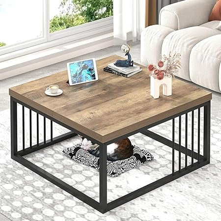 Modern Square Center Table for Living Room