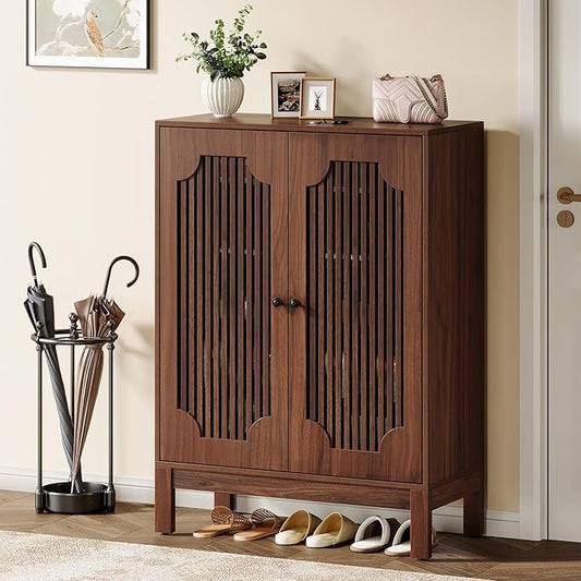 Tribesigns Shoe Cabinet with Doors, 6-Tier Shoe Rack Organizer