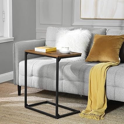 C Shape End Table, Small Coffee Table