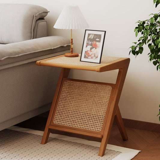 Rattan End Side Table