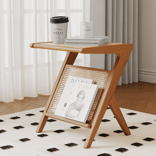 Rattan End Side Table