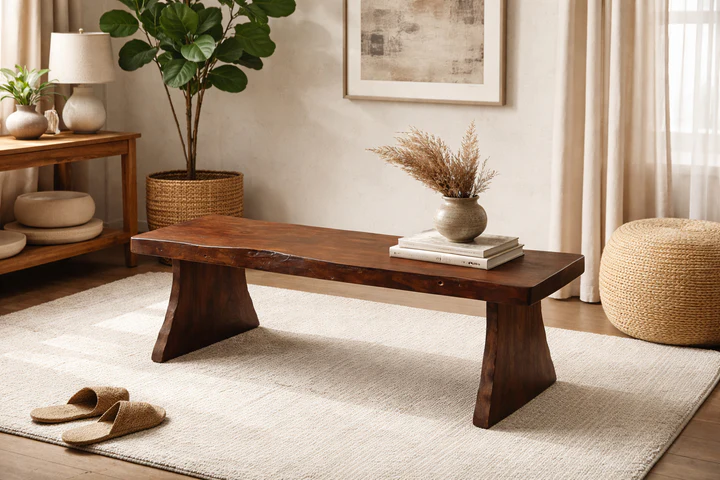 Solid Wood Bench