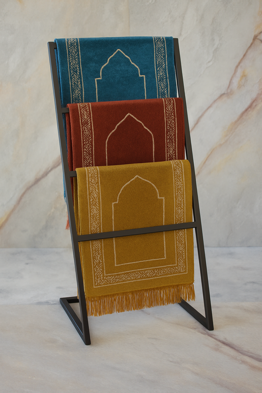 3-Tier Prayer Mat Display Stand