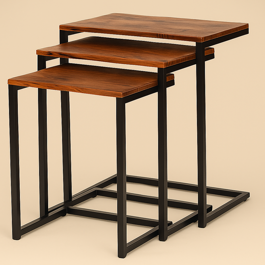 Set of 3 Stacking Nesting Coffee Table