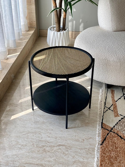 Rattan Charcoal Side/Center Table