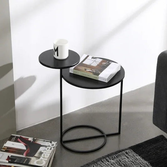 2-Tiered Double Tray Side Table