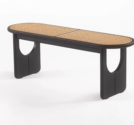 Wood Shoe Bench Farmhouse Entryway Narrow Bench Rustic Way Benches Seat, Sitting Bench for Living Room/Bedroom/End of Bed/Entryway