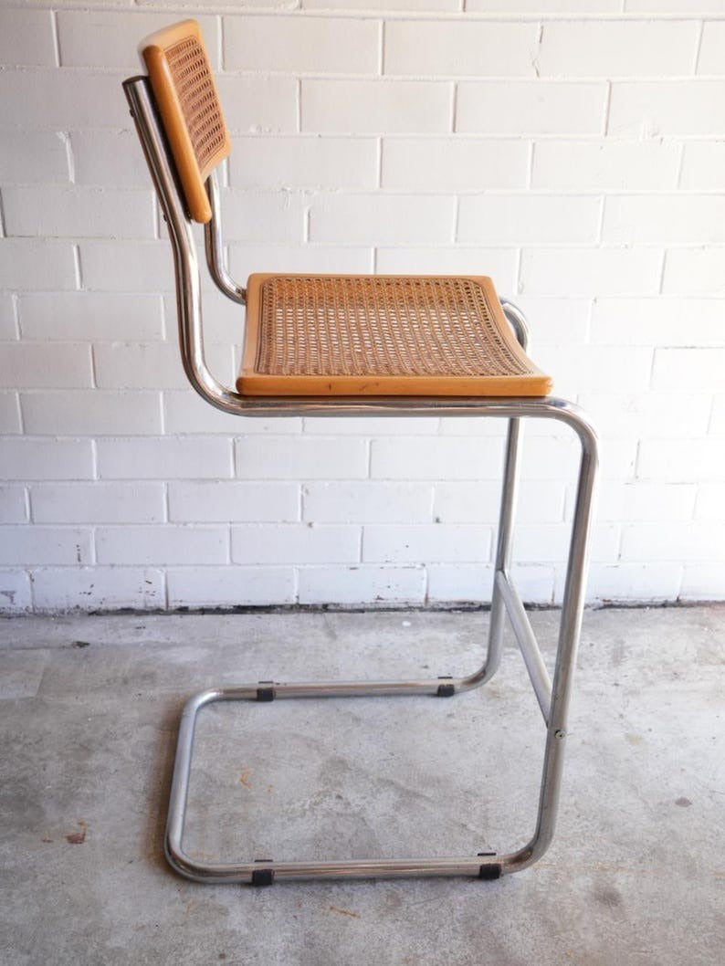Bar stool, Cantilever Rattan
