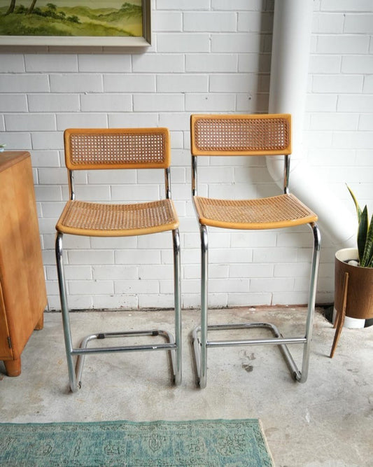 Bar stool, Cantilever Rattan