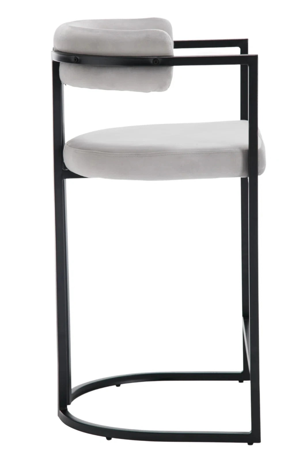Industrial Style Metallic Frame Bar Chair