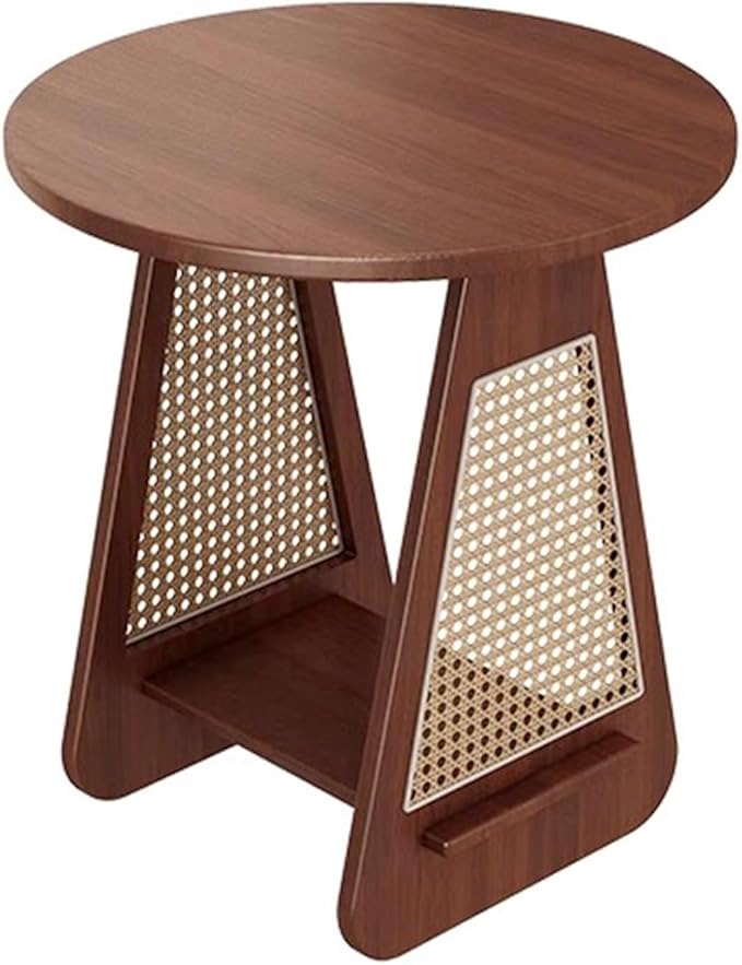 Modern Solid Wood Living Room Coffee Table β Large Double-Layer Cocktail Table β Easy to Clean Design