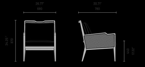 Eva Armchair – Modern Accent Chair by The Stand Studio