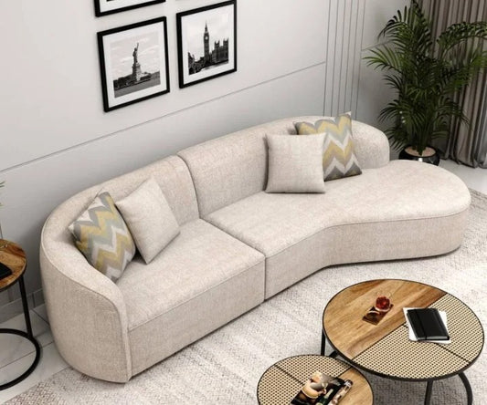 Modern Rattan Nesting Coffee Tables – Set of 2