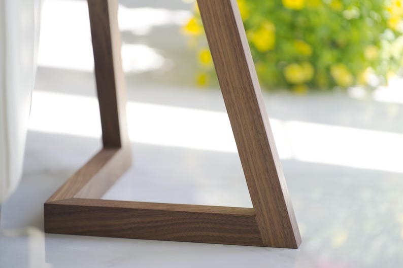 Solid Black Sheesham End Table