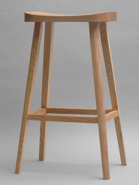 Minimalist Wooden Bar Stool for Kitchen & Bar