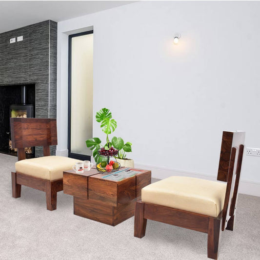New Handicrafts Sheesham Wood Sofa Cum Chair