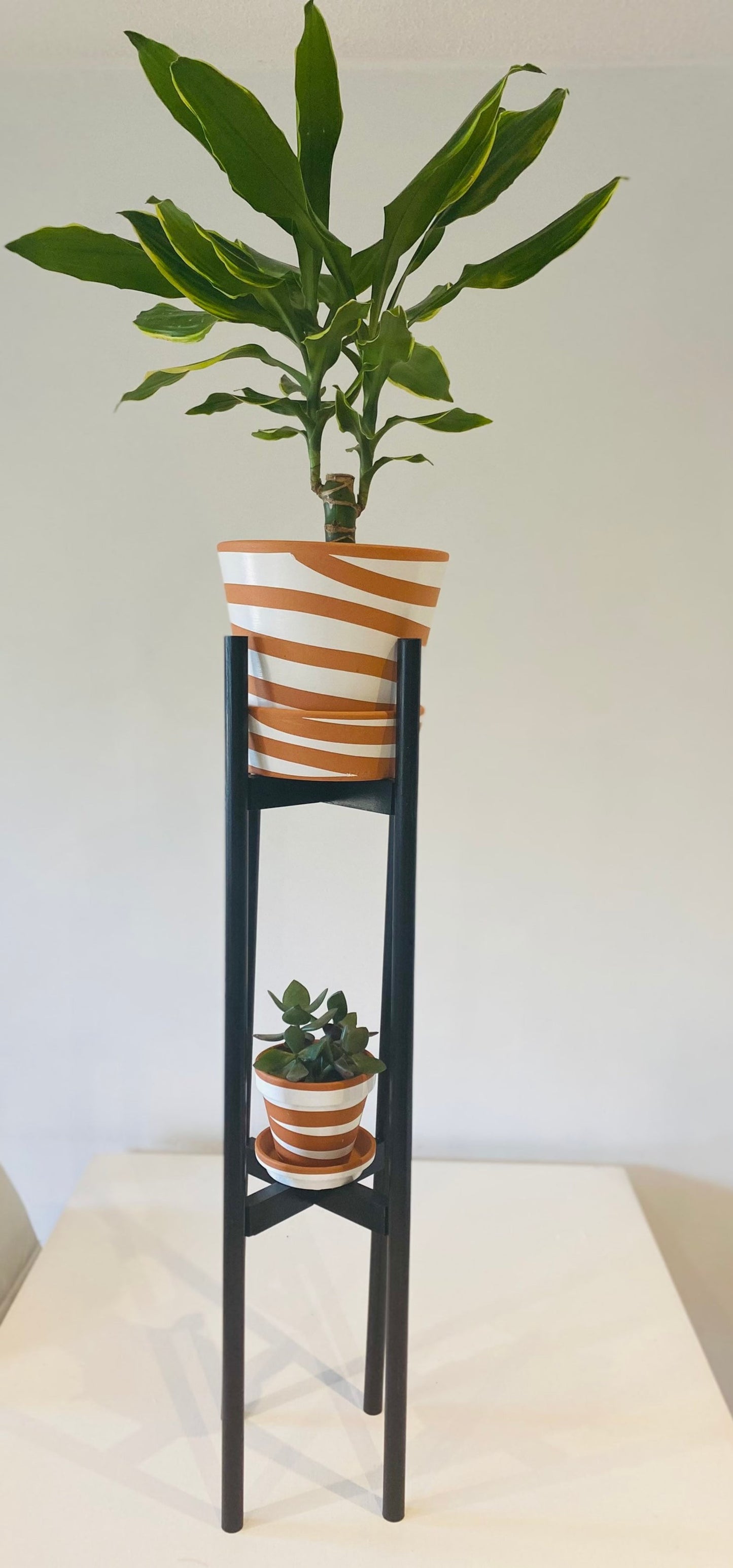Plant Pot Stand, Stand Planter Holder Two Tier Stand