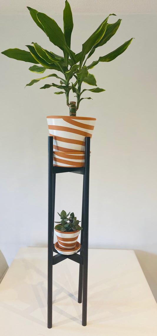 Plant Pot Stand, Stand Planter Holder Two Tier Stand