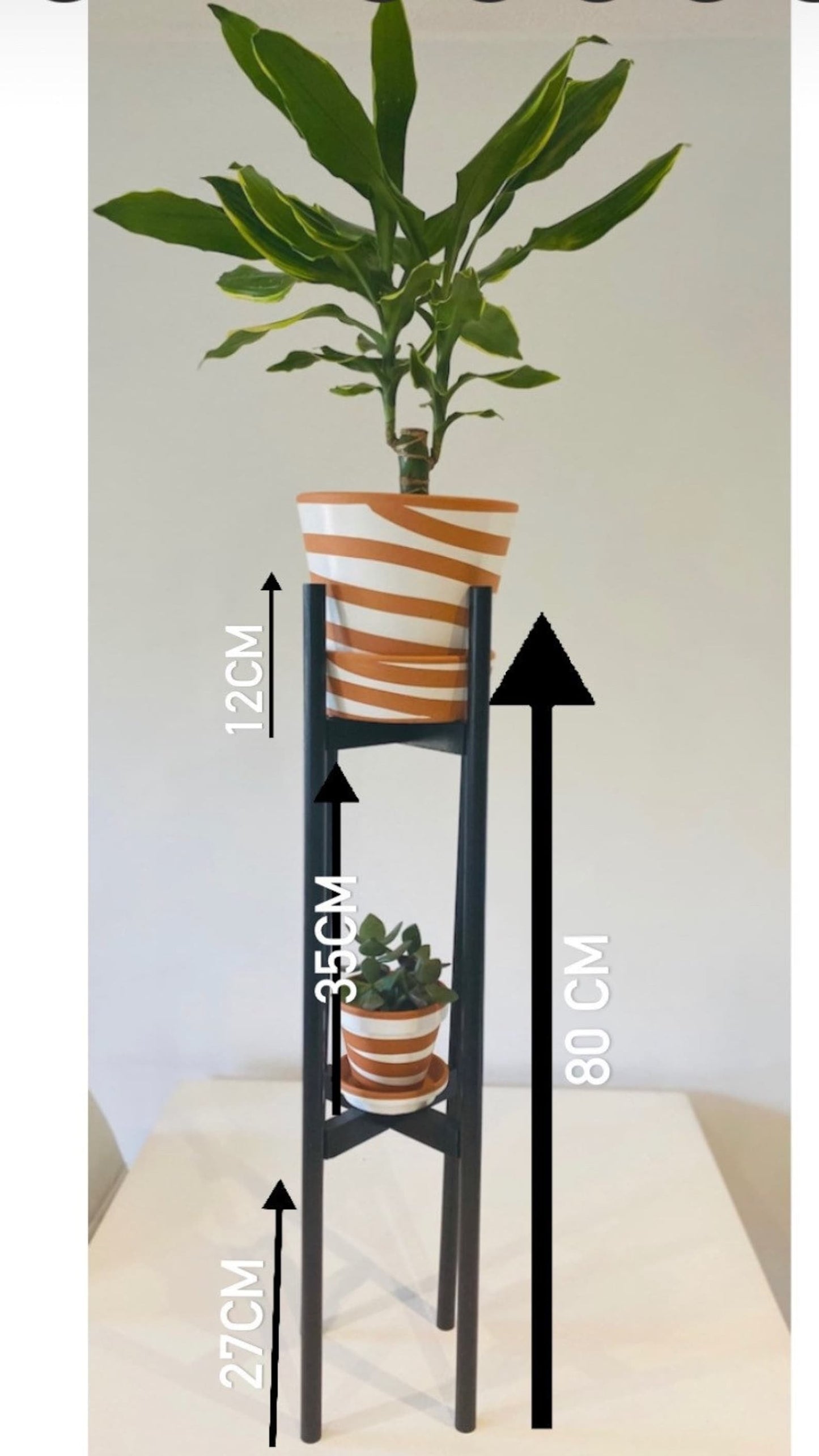 Plant Pot Stand, Stand Planter Holder Two Tier Stand