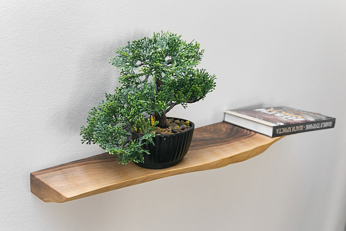 Live Edge Sheesham Floating Shelves, Reclaimed Industrial Wooden Floating Shelves,