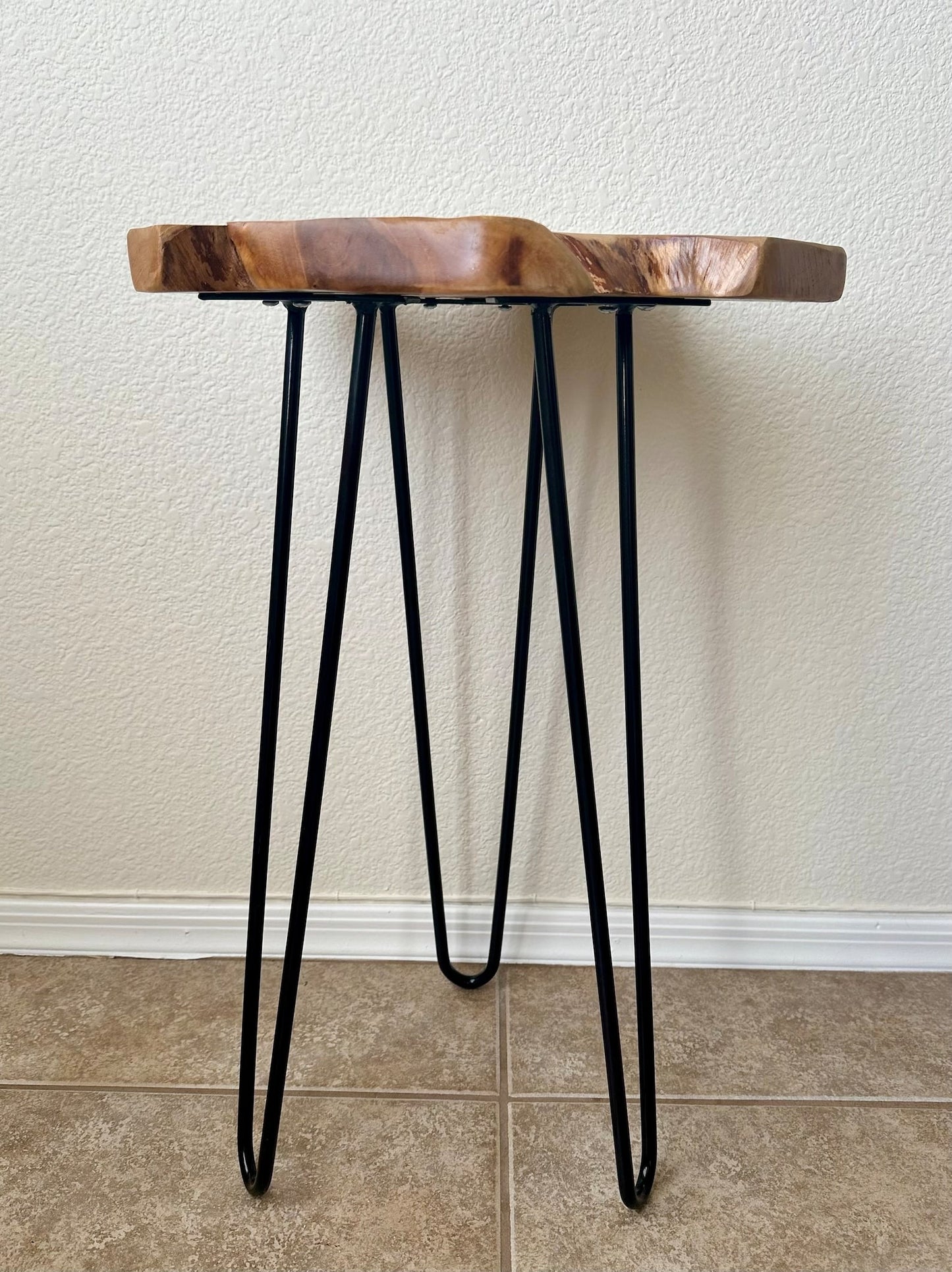 Live Edge Teak Root Wood Slab Table | End Table | Coffee Table