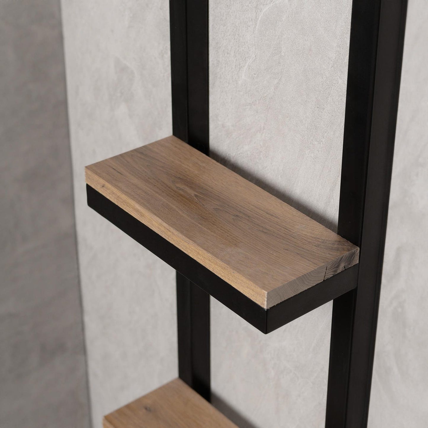 Bathroom Shelf with Towel Bar, Floating bathroom shelf