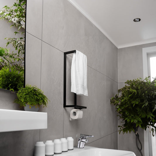 Toilet paper Roll Holder, Hand Towel Holder Bathroom,