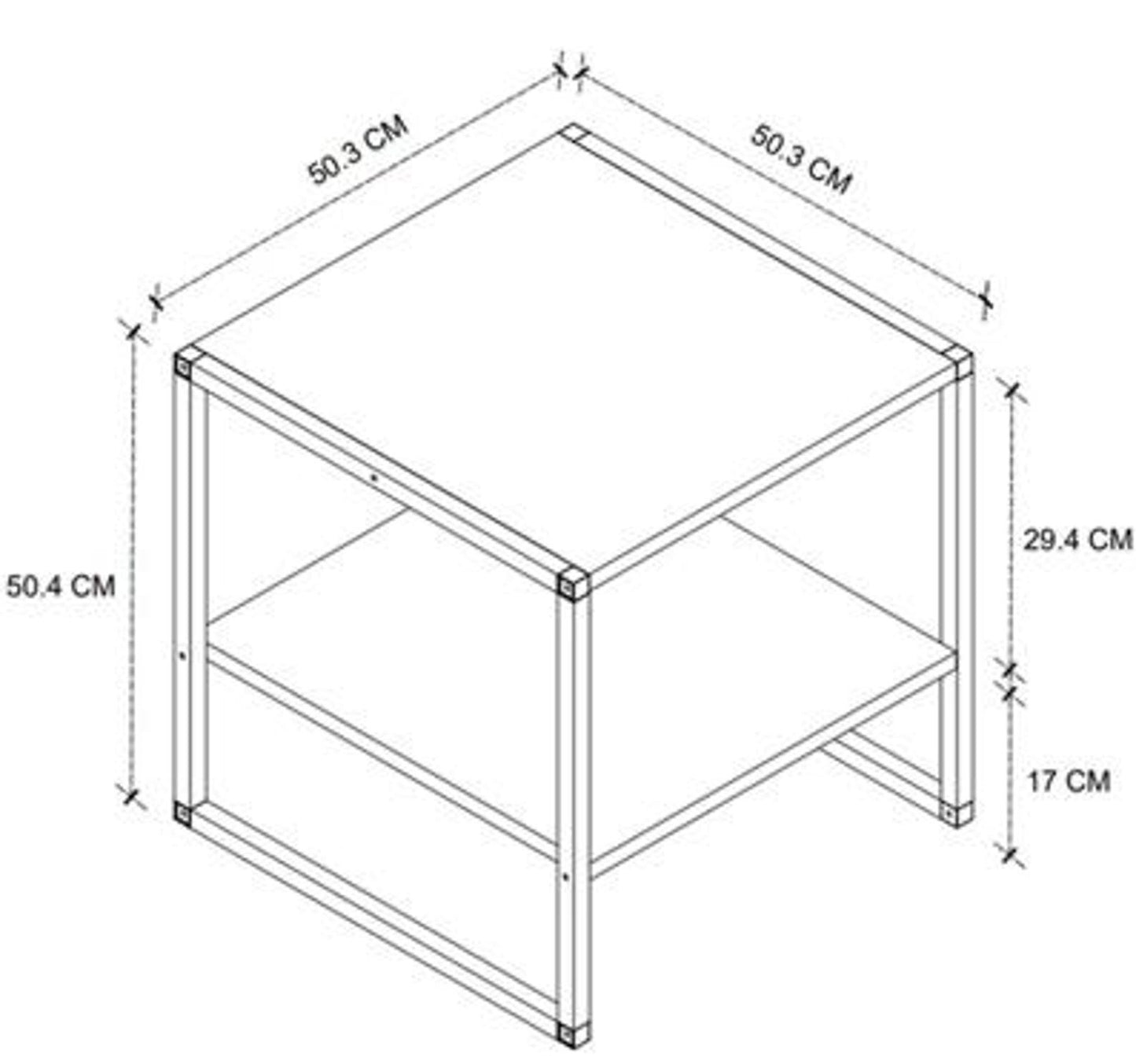 Modern Metal Coffee Table
