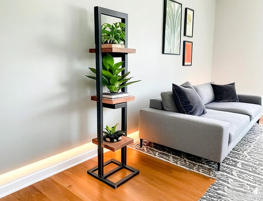 Solid Wood Home Decor Flower Pot Stand