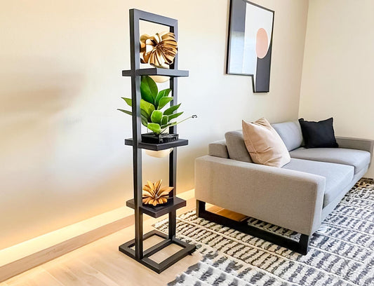 Solid Wood Home Decor Flower Pot Stand