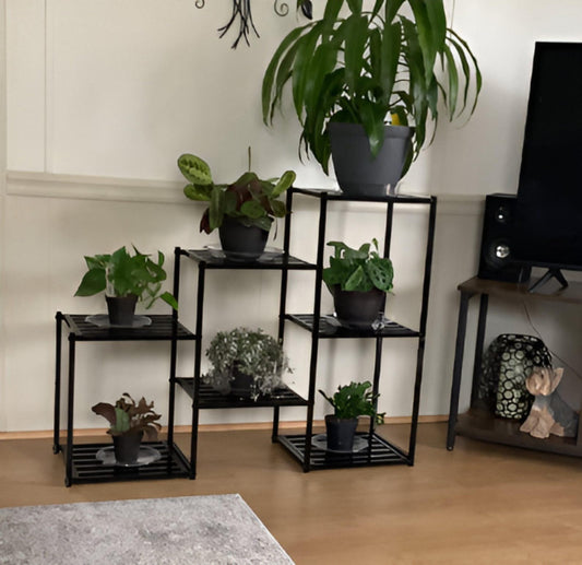 7 Tier Metal Plant Stand, Potted Plant Stand