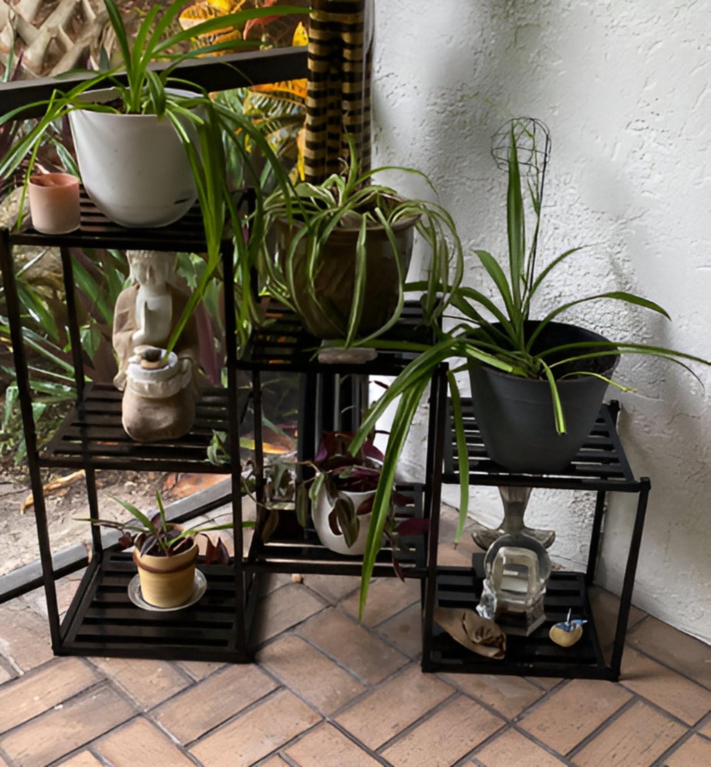 7 Tier Metal Plant Stand, Potted Plant Stand