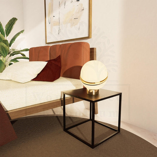Square Metal Modern Profile Coffee Table
