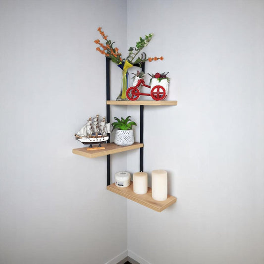 Floating Corner Shelves, Kitchen Wall Decor