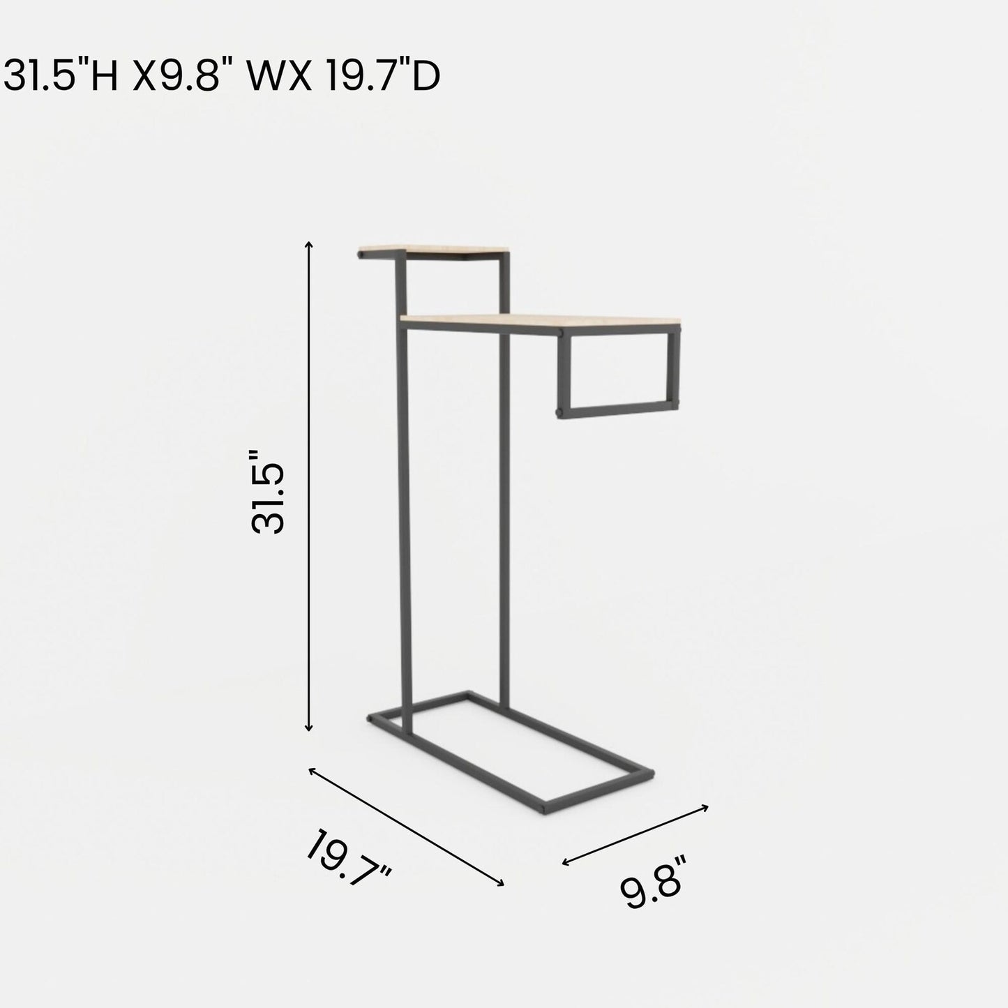 Modern Towel Holder, Industrial Bathroom Organizer