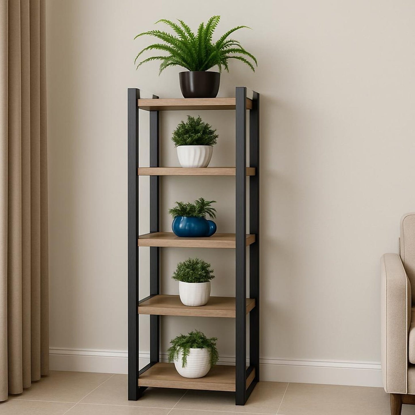 Solid Wood Plant stand- Indoor Plant Organizer