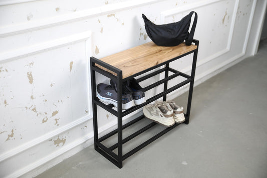 2-Tier Shoe Rack, Shoe Rack Bench, Shoe Storage Bench