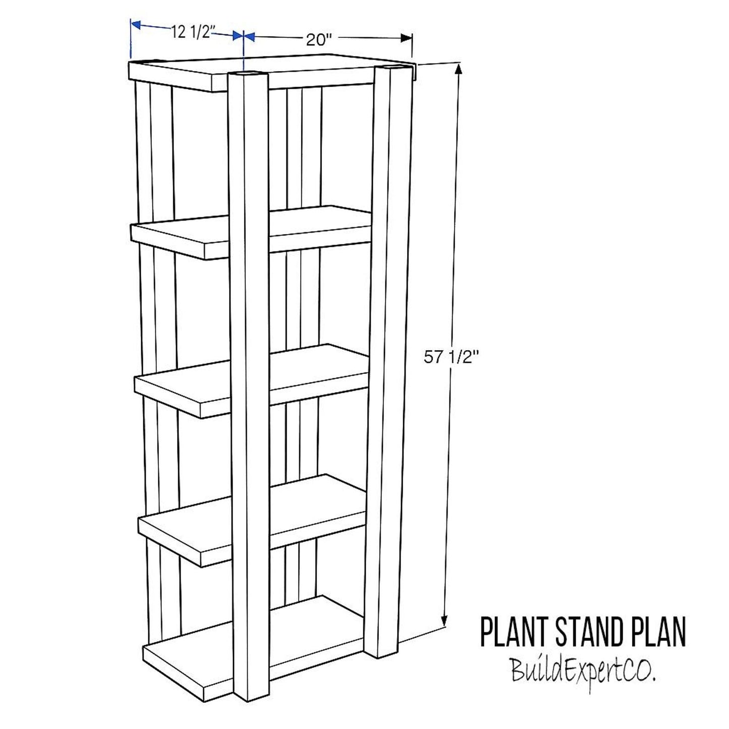 Solid Wood Plant stand- Indoor Plant Organizer
