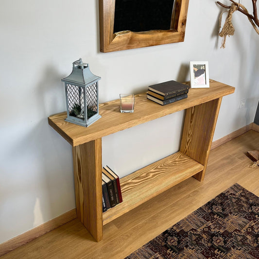 Rustic Wood Console Table