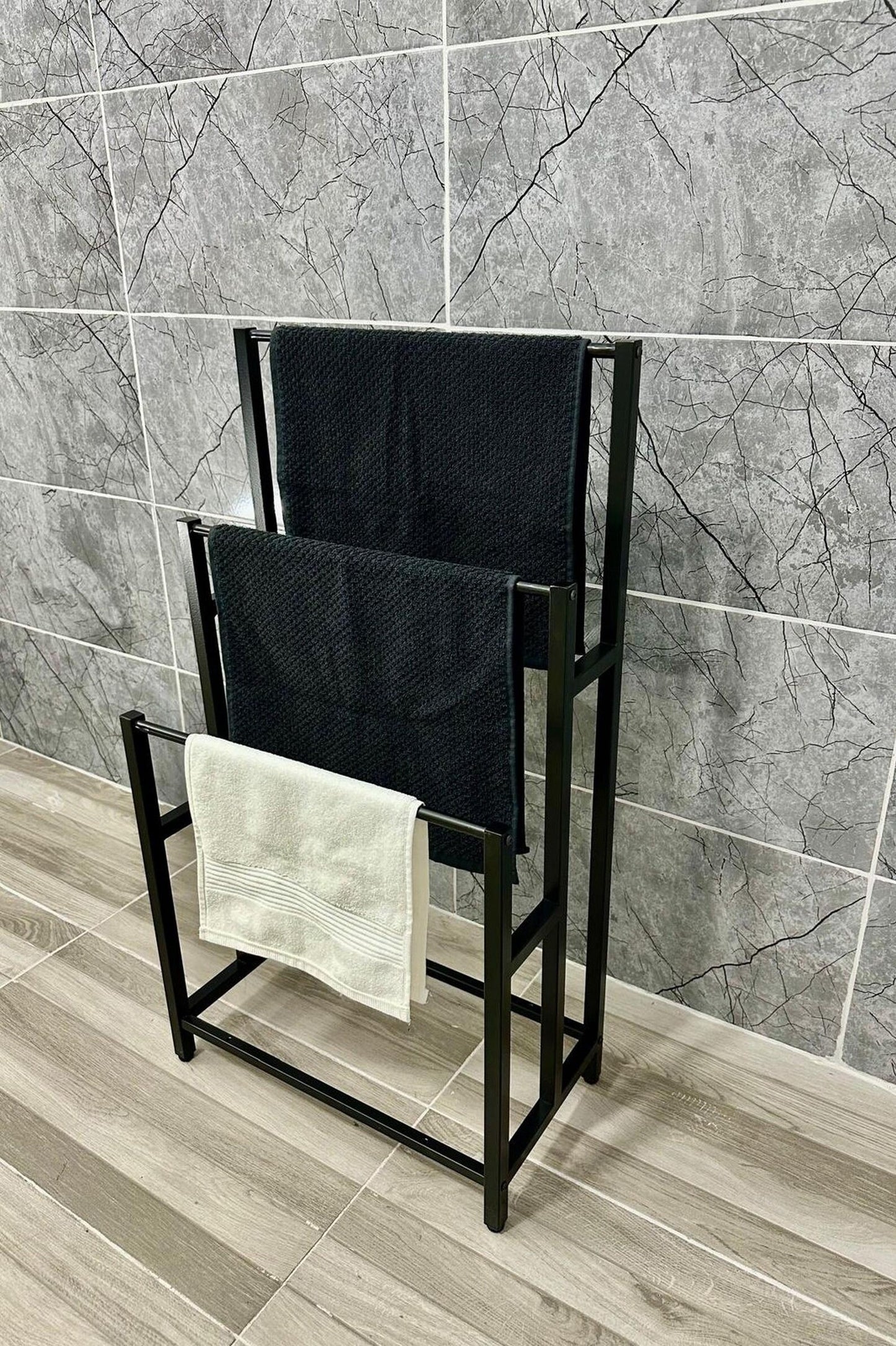 3 Tier Metal Drying Stand for Bathroom
