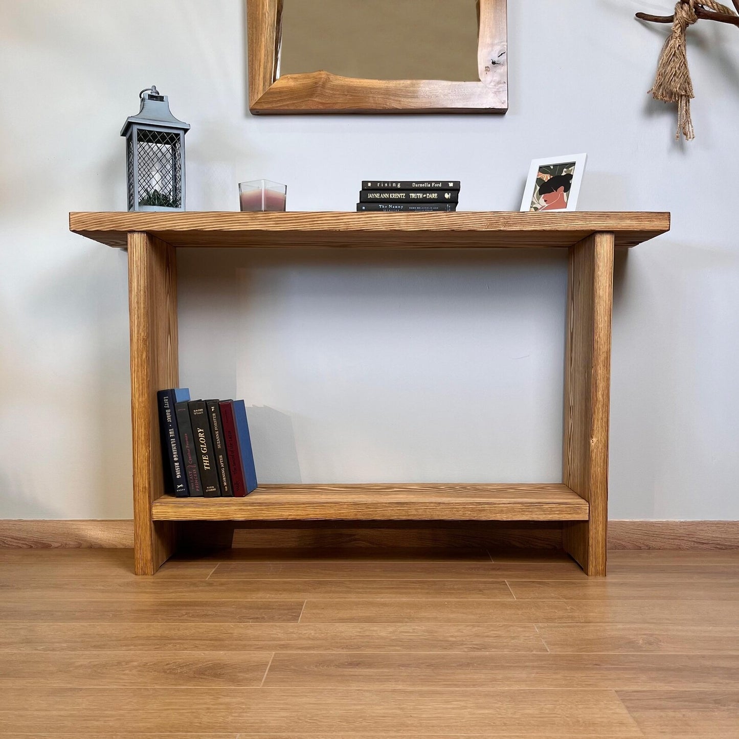 Rustic Wood Console Table