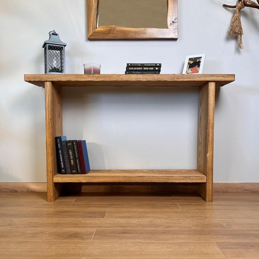 Rustic Wood Console Table