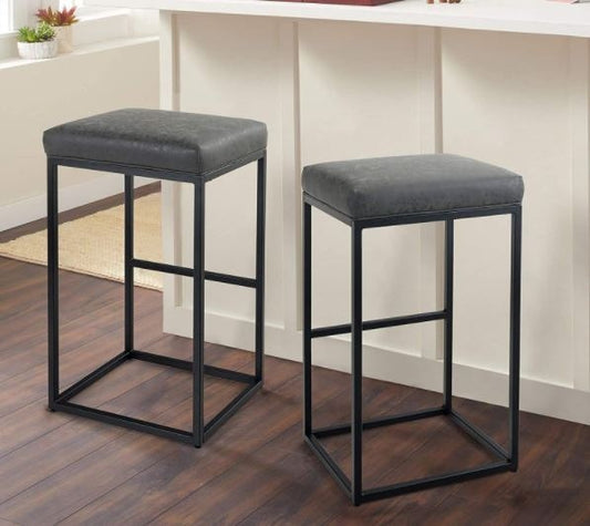 Modern Industrial Stool Set of 2